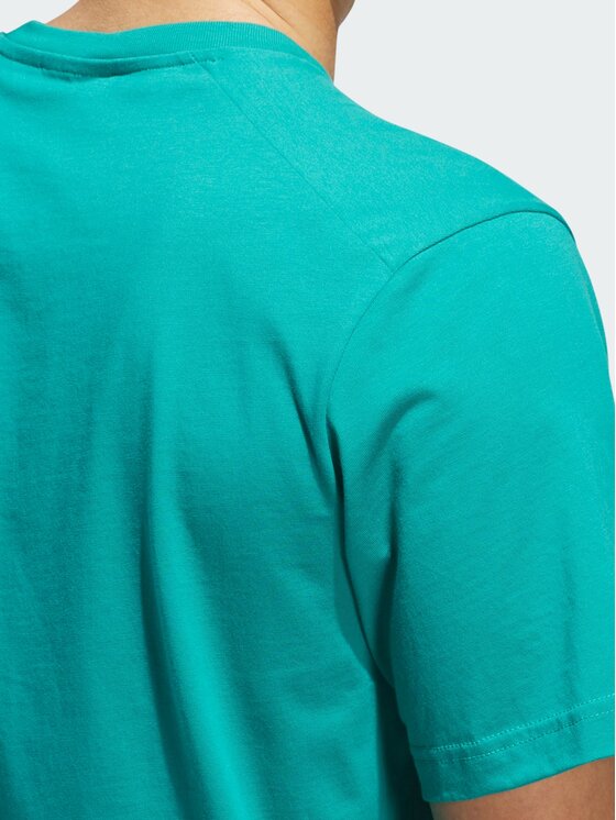 adidas adidas Koszulka techniczna 151229 Zielony Loose Fit
