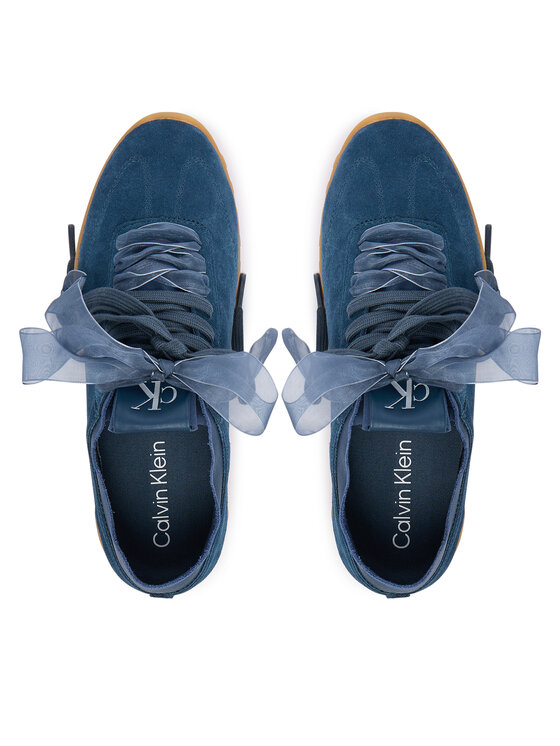 Calvin Klein Calvin Klein Tenisice Low Profile Run Mg Sue Db Laces HW0HW03150 Tamnoplava