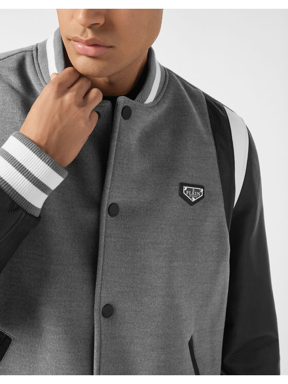PHILIPP PLEIN PHILIPP PLEIN Kurtka bomber 25605 Beżowy Regular Fit