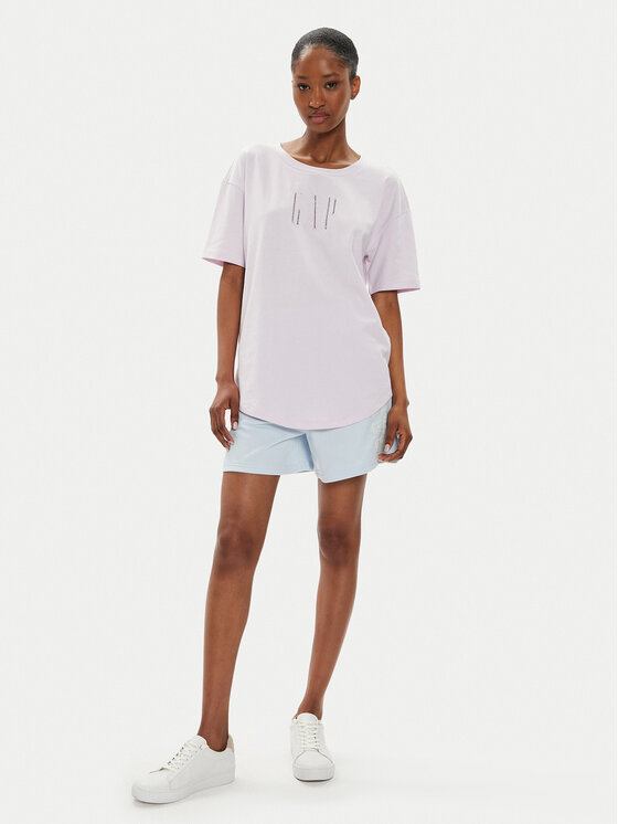Gap Gap T-shirt 627139-02 Viola Loose Fit