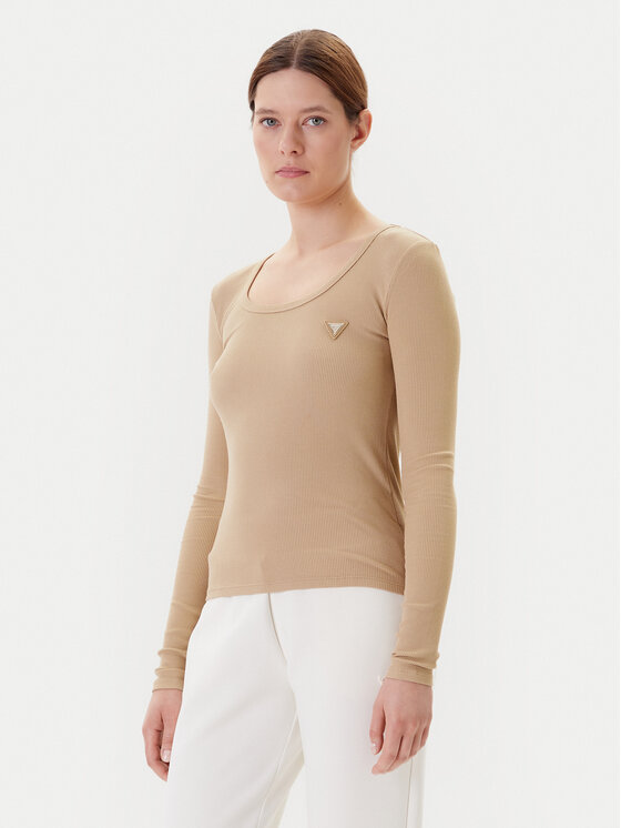 Női Blúz Guess, Méret: XS, Bézs, V4BP07 K8RT2