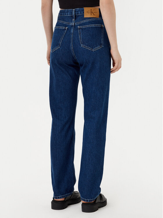 Calvin Klein Jeans Calvin Klein Jeans Τζιν J20J224504 Σκούρο μπλε Straight Fit