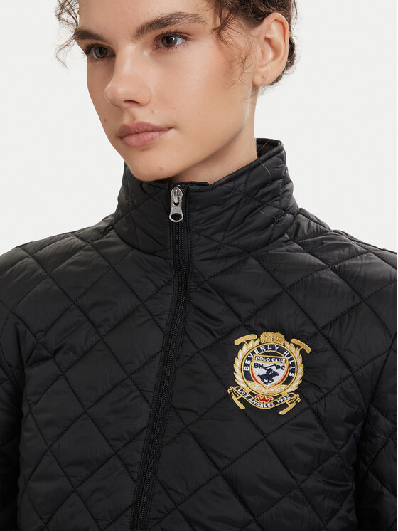 Beverly Hills Polo Club Beverly Hills Polo Club Prijelazna jakna P-SS26W-JK0280-0499 Crna Regular Fit