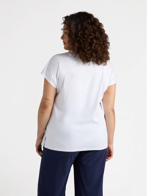 Fiorella Rubino Fiorella Rubino T-shirt G494L008309N011 Bianco Regular Fit