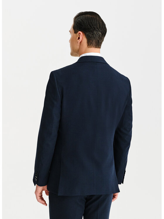 Pako Lorente Pako Lorente Marynarka P25SF-3G-012 Granatowy Slim Fit