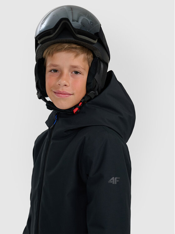 4F 4F Kurtka narciarska BASIC SKI Czarny Regular Fit