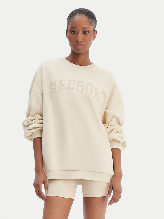 Reebok Bluza Reebok x Ewa Chodakowska RK25622CCW Beżowy Relaxed Fit