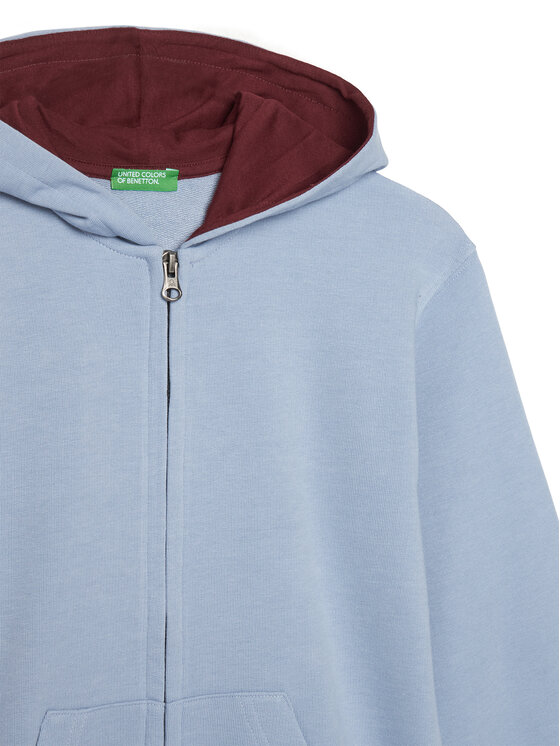 United Colors Of Benetton United Colors Of Benetton Majica dugih rukava 32N4C505B Svijetloplava Regular Fit