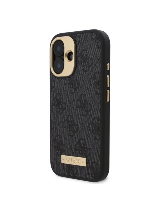 Guess Guess Etui na telefon iPhone 16 Plus Czarny