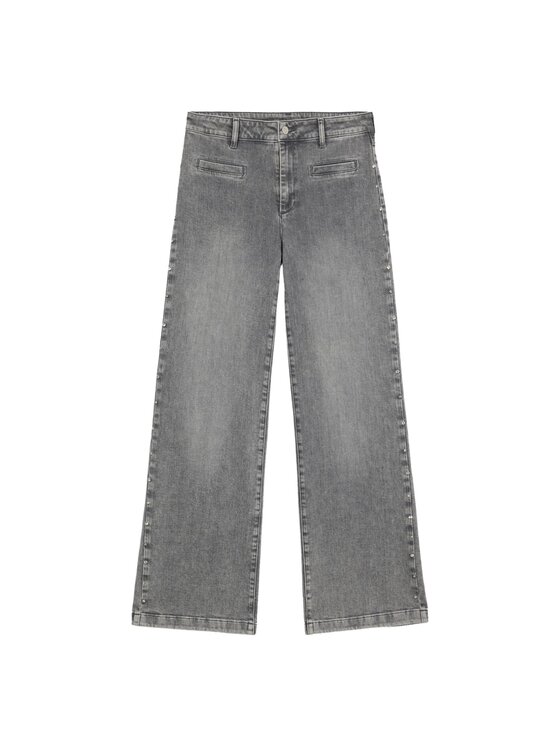 Oltre Oltre Jeans P414R008940N013 Grigio Baggy Fit