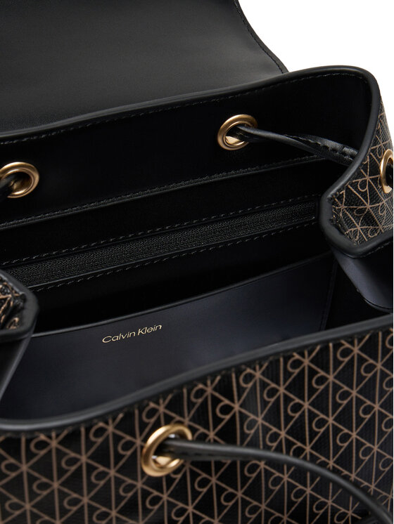 Calvin Klein Calvin Klein Раница Emblem Aop Flap Backpack LV04F3271G Черен
