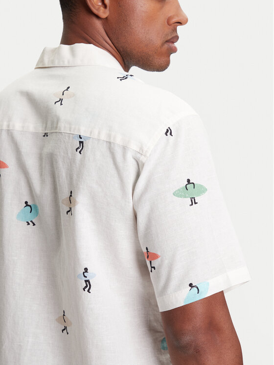 United Colors Of Benetton United Colors Of Benetton Сорочка 5HPWUQ05B Бежевий Regular Fit