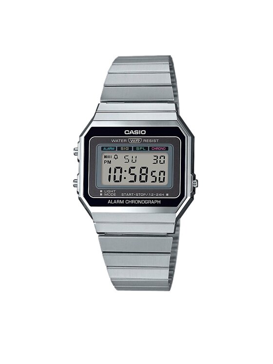 Casio Casio Zegarek Vintage A700WE-1AEF Srebrny