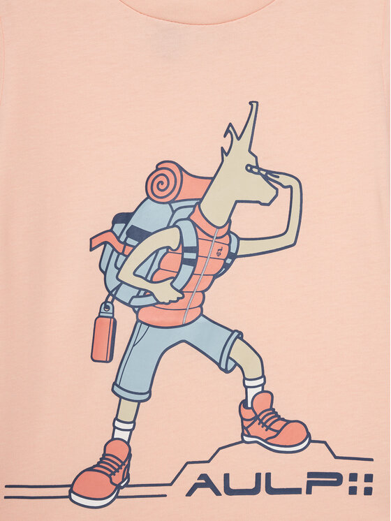 Aulp Aulp T-Shirt Timon Κοραλλί Regular Fit