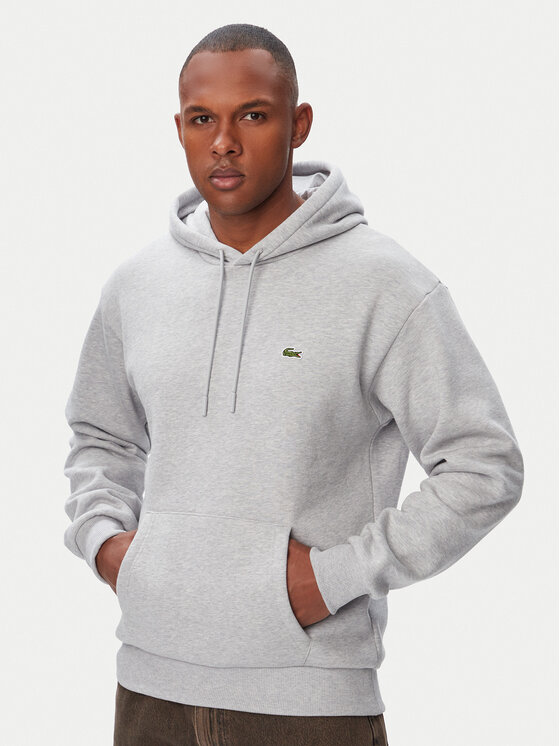 Lacoste Hanorac SH8863 Gri deschis Relaxed Fit