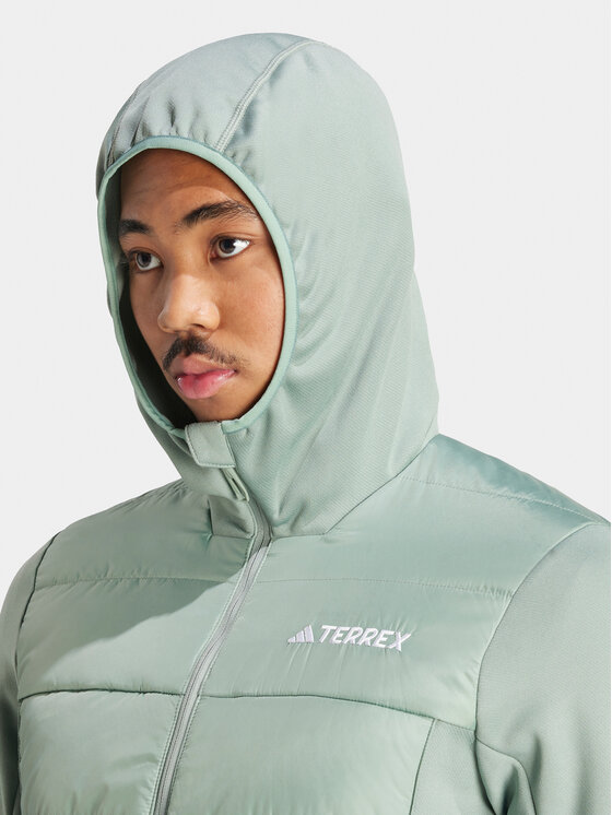 adidas adidas Kurtka outdoor Terrex Multi Hybrid IM8107 Zielony Regular Fit
