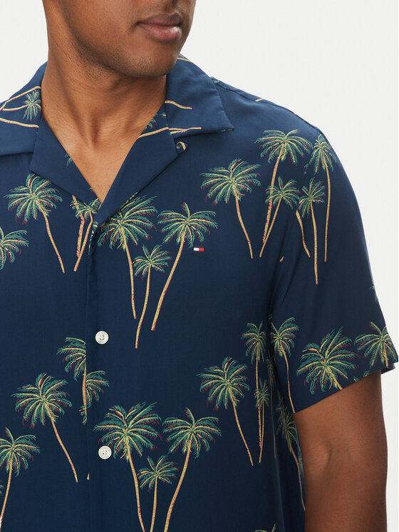 Tommy Hilfiger Tommy Hilfiger Košeľa MW0MW38580 Tmavomodrá Regular Fit