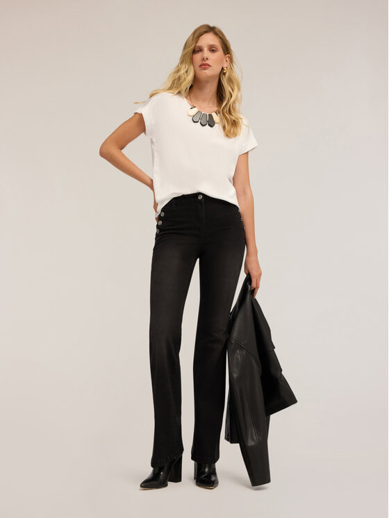 Motivi Motivi Jeans P427Q204126N033 Nero Flare Fit