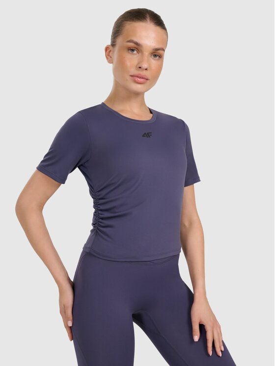 4F 4F Top 4FWAW25TFTSF1524-31S Blu scuro Authentic Slim Fit