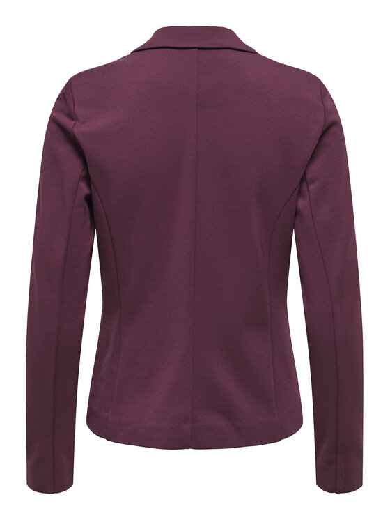 ONLY ONLY Marynarka Poptrash 15153144 Bordowy Regular Fit