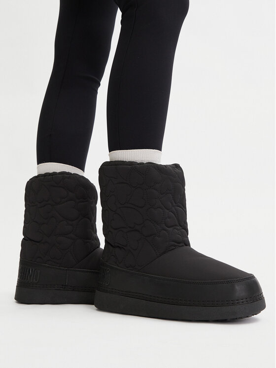 LOVE MOSCHINO LOVE MOSCHINO Cizme de zăpadă JA24202G1NISE00A Negru