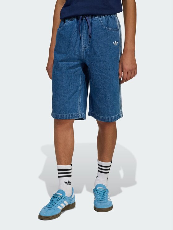 adidas adidas Szorty jeansowe JORTS Niebieski jasny Loose Fit
