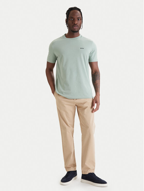 BOSS BOSS T-shirt 50506373 Verde Regular Fit