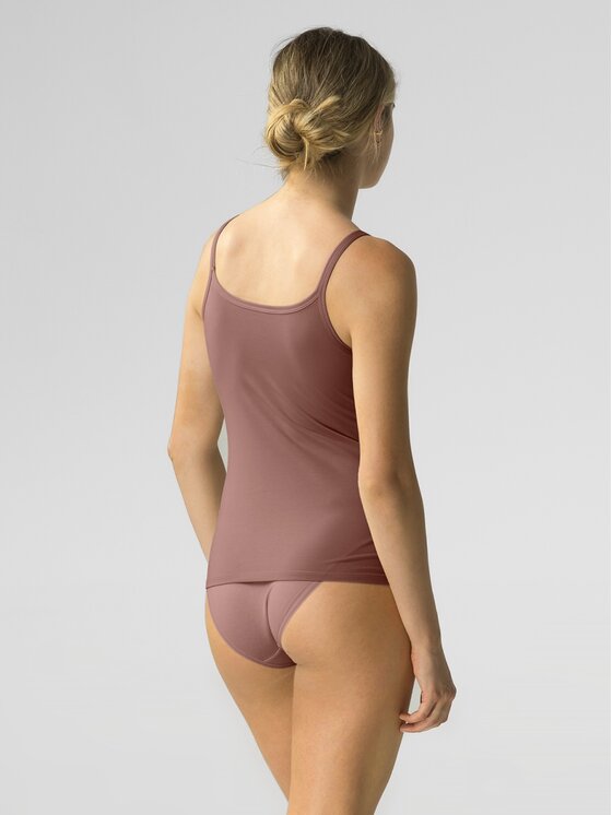 Atlantic Atlantic Top basic Brązowy Regular Fit