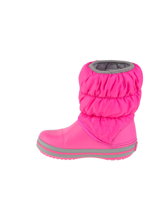 Crocs Crocs Śniegowce Winter Puff Boot Kids Różowy