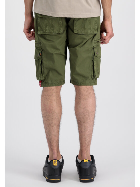 Alpha Industries Alpha Industries Szorty materiałowe AI.136250-142-34 Khaki Regular Fit