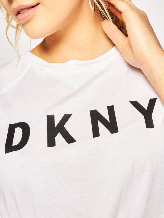 DKNY DKNY T-shirt P0AH7EGP Bianco Regular Fit
