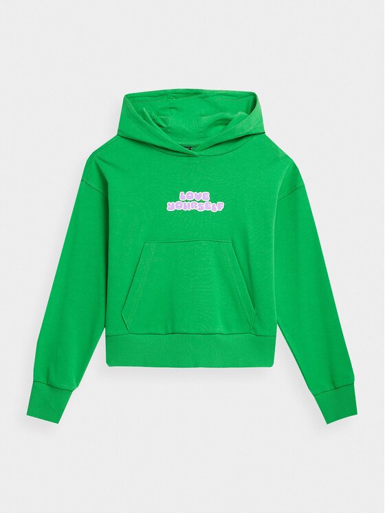 4F 4F Felpa 4FJAW23TSWSF645 Verde Regular Fit