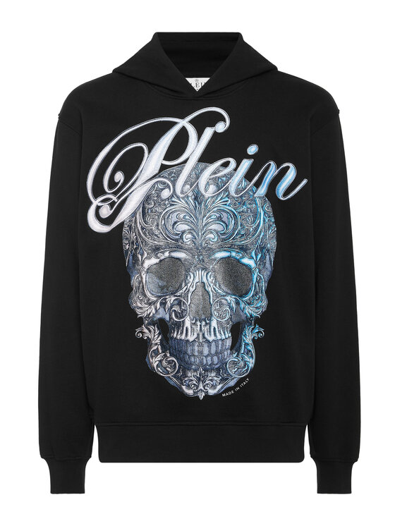 PHILIPP PLEIN PHILIPP PLEIN Bluza 26931 Czarny Regular Fit