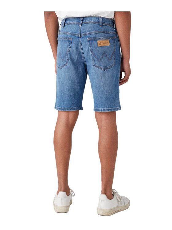 Wrangler Wrangler Szorty jeansowe W11CAG42E Niebieski Regular Fit