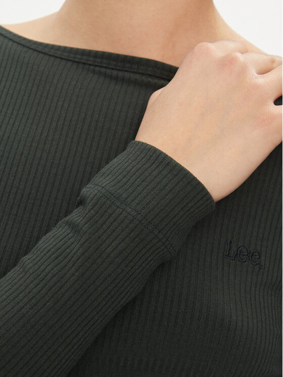 Lee Lee Bluse 112341577 Grau Slim Fit