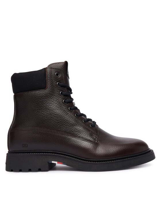Tommy Hilfiger Tommy Hilfiger Kozačky Comfort Lwt Wrm Mx FM0FM05595 Hnědá