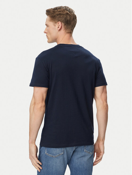 Tommy Jeans Tommy Jeans Тишърт Graphic DM0DM23376 Тъмносин Slim Fit