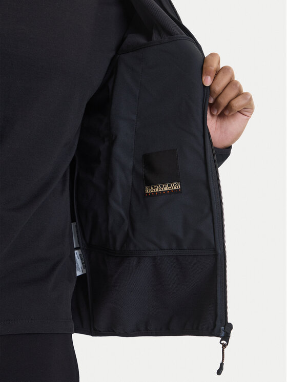 Napapijri Napapijri Giacca di transizione A-Biois NP0A88TN Nero Regular Fit