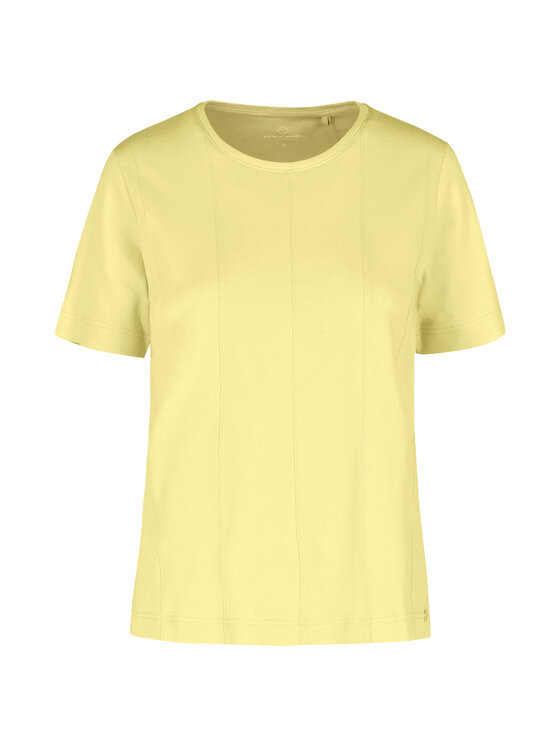 Volcano Volcano T-Shirt TM-LUPINA Żółty Regular Fit