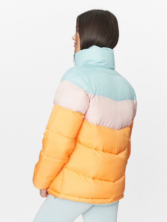 Columbia Columbia Kurtka zimowa Puffect™ Color Blocked Jacket Pomarańczowy Regular Fit