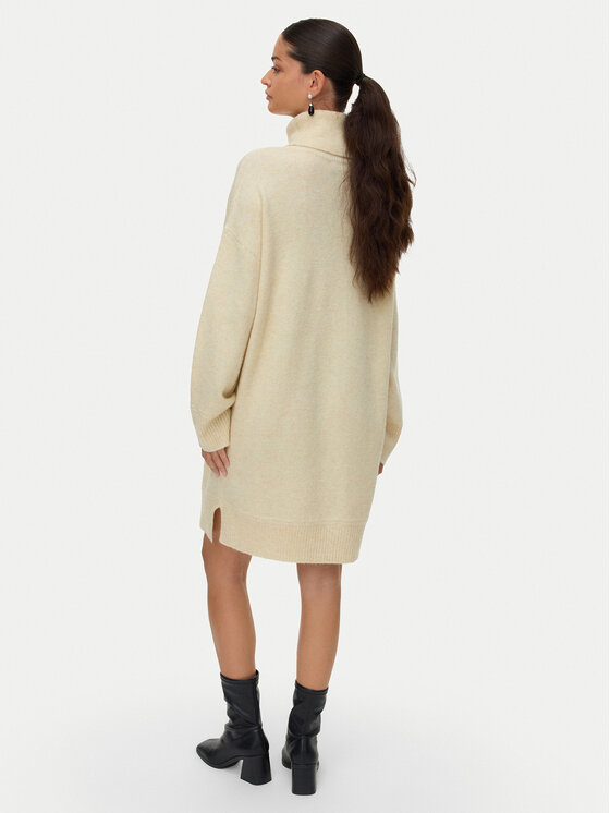 Vero Moda Vero Moda Sukienka dzianinowa Aquarius 10331900 Beżowy Regular Fit