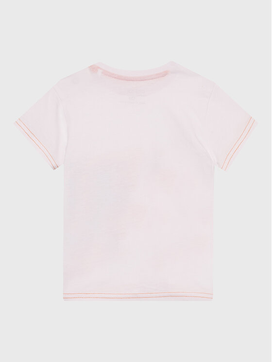 Guess Guess T-Shirt I3GI00 K8HM0 Biały Regular Fit
