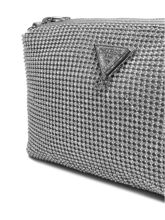 Guess Guess Ročna torba J5BZ15 WG830 Srebrna
