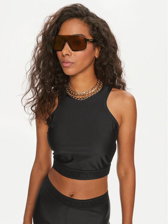 Versace Jeans Couture Versace Jeans Couture Top 76HAM227 Negru Skinny Fit