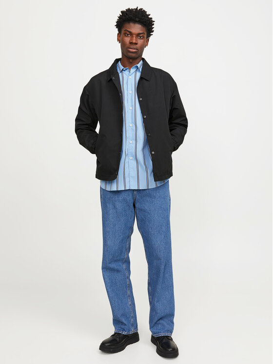 Jack&Jones Jack&Jones Μπουφάν μεταβατικό Roy Coach 12237754 Μαύρο Regular Fit
