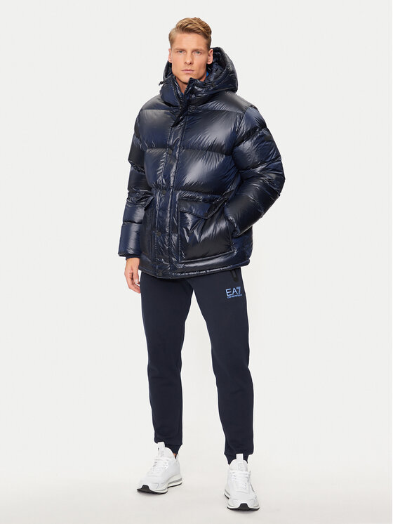 EA7 Emporio Armani EA7 Emporio Armani Pehelykabát 6DPB31 PN2MZ 1562 Sötétkék Regular Fit