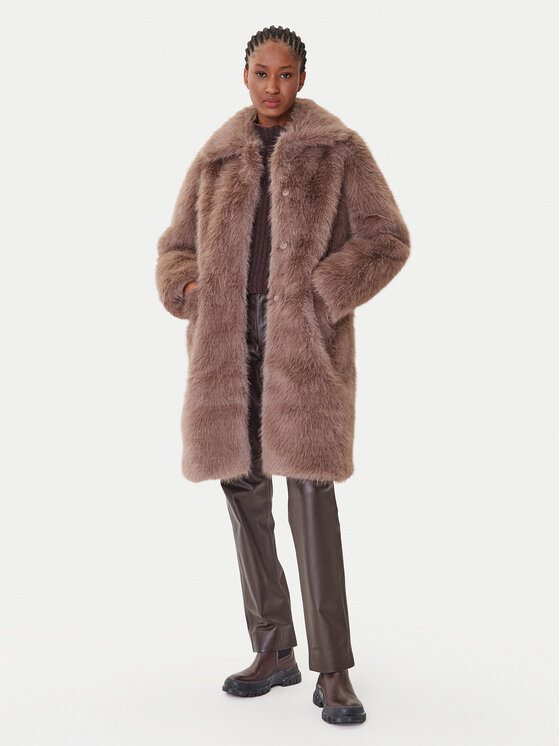 Bomboogie Bomboogie Demisezoninis paltas CW9192TFRL5 Smėlio Relaxed Fit