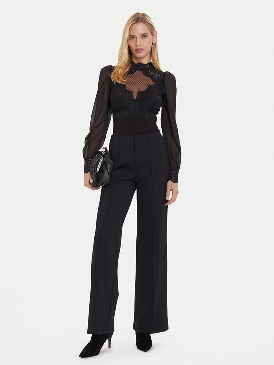 Morgan Morgan Palaidinė 252-TRIBO Juoda Slim Fit