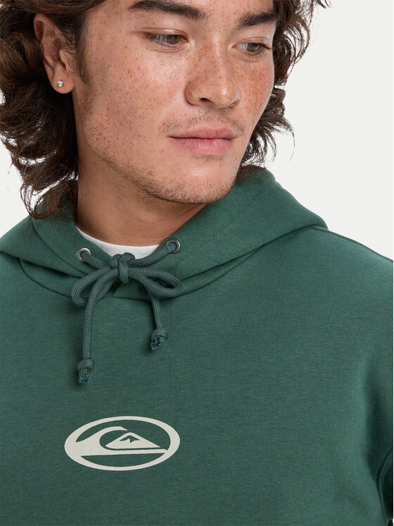 Quiksilver Quiksilver Bluza Salt Water Graphic EQYFT05126 Zielony Regular Fit
