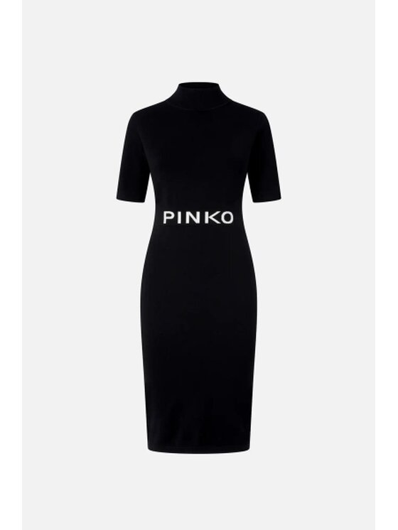 PINKO PINKO Sukienka codzienna Lapislazzuli Czarny Regular Fit